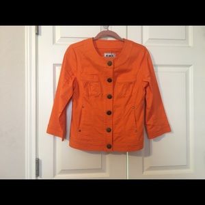 AXA Orange Jean Jacket